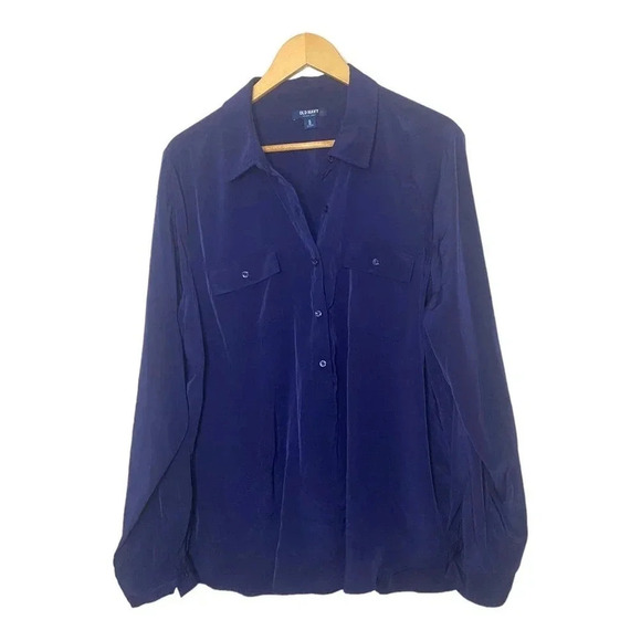 Old Navy Blue Top Size XL - Picture 1 of 6